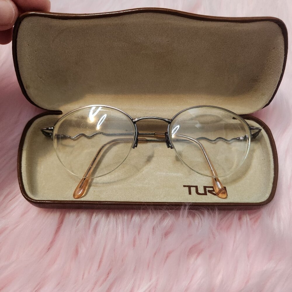 Tura Vintage Reading Eyewear Glasses Frame Japan